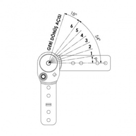 Механизм трансформации подлокотника "Трещотка"