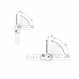 Механизм трансформации подлокотника "Трещотка"